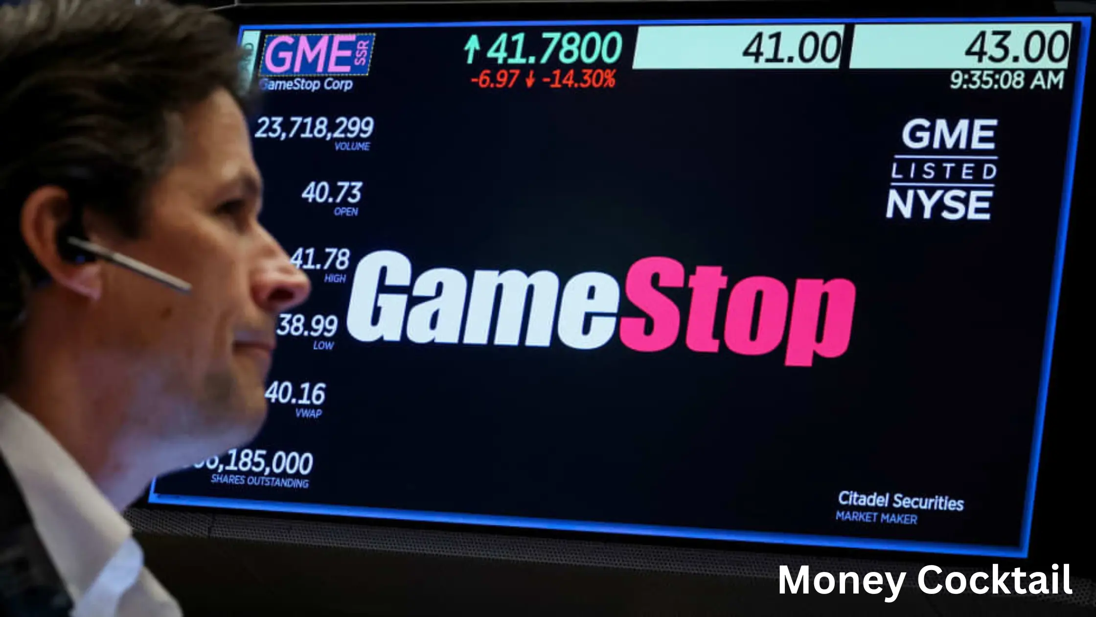 gme after hours stock price