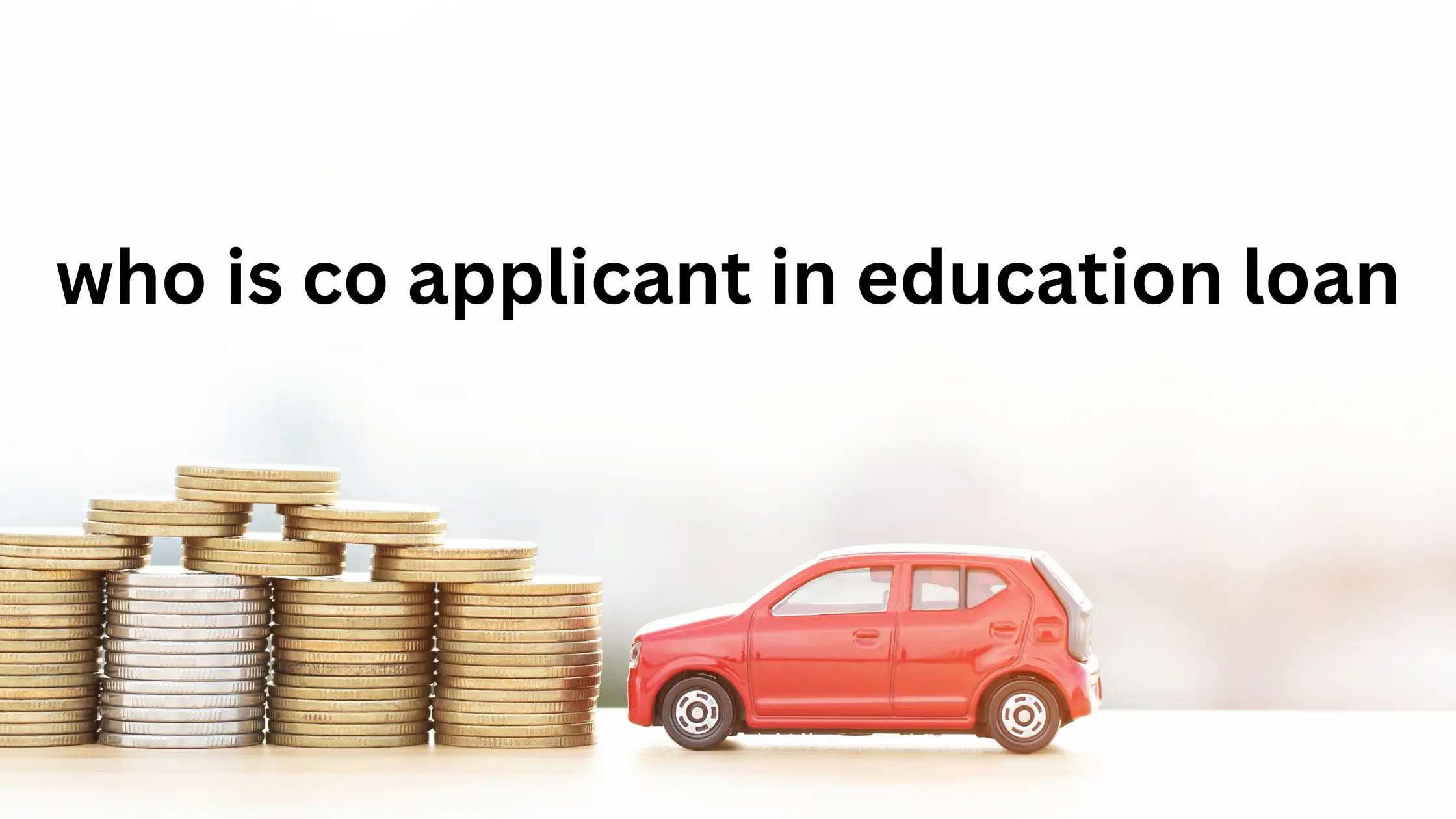 who is co applicant in education loan